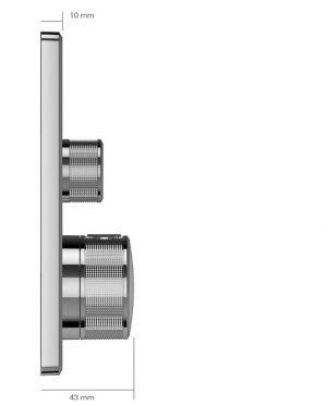 Placca esterna Grohe Smartcontrol