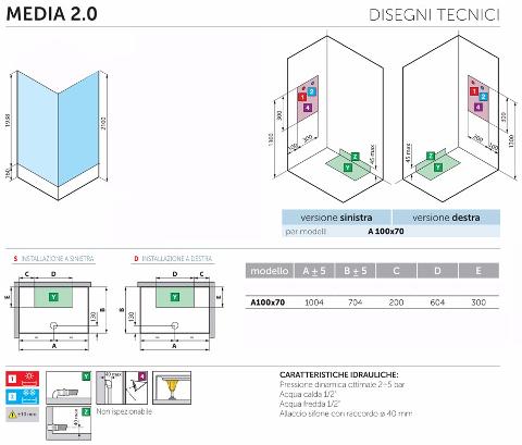 Cabina doccia idromassaggio Novellini  Media