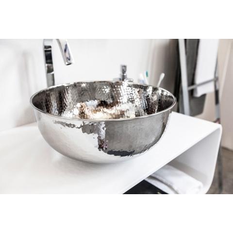 Lavabo appoggio ottone cromato Cipi' New Shine