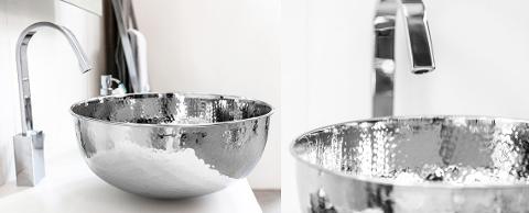 Lavabo appoggio ottone cromato Cipi' New Shine
