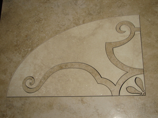 Intagli su gres porcellanato ceramiche  terrecotte