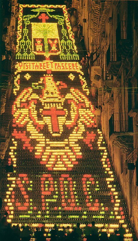 La scala illuminata di Caltagirone