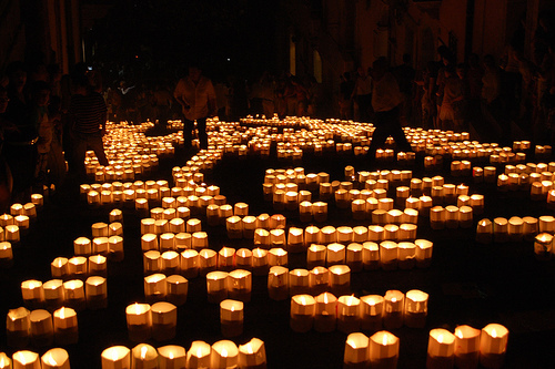 La scala illuminata di Caltagirone