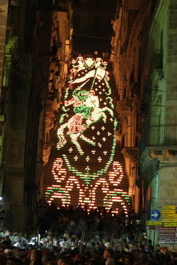 La scala illuminata di Caltagirone