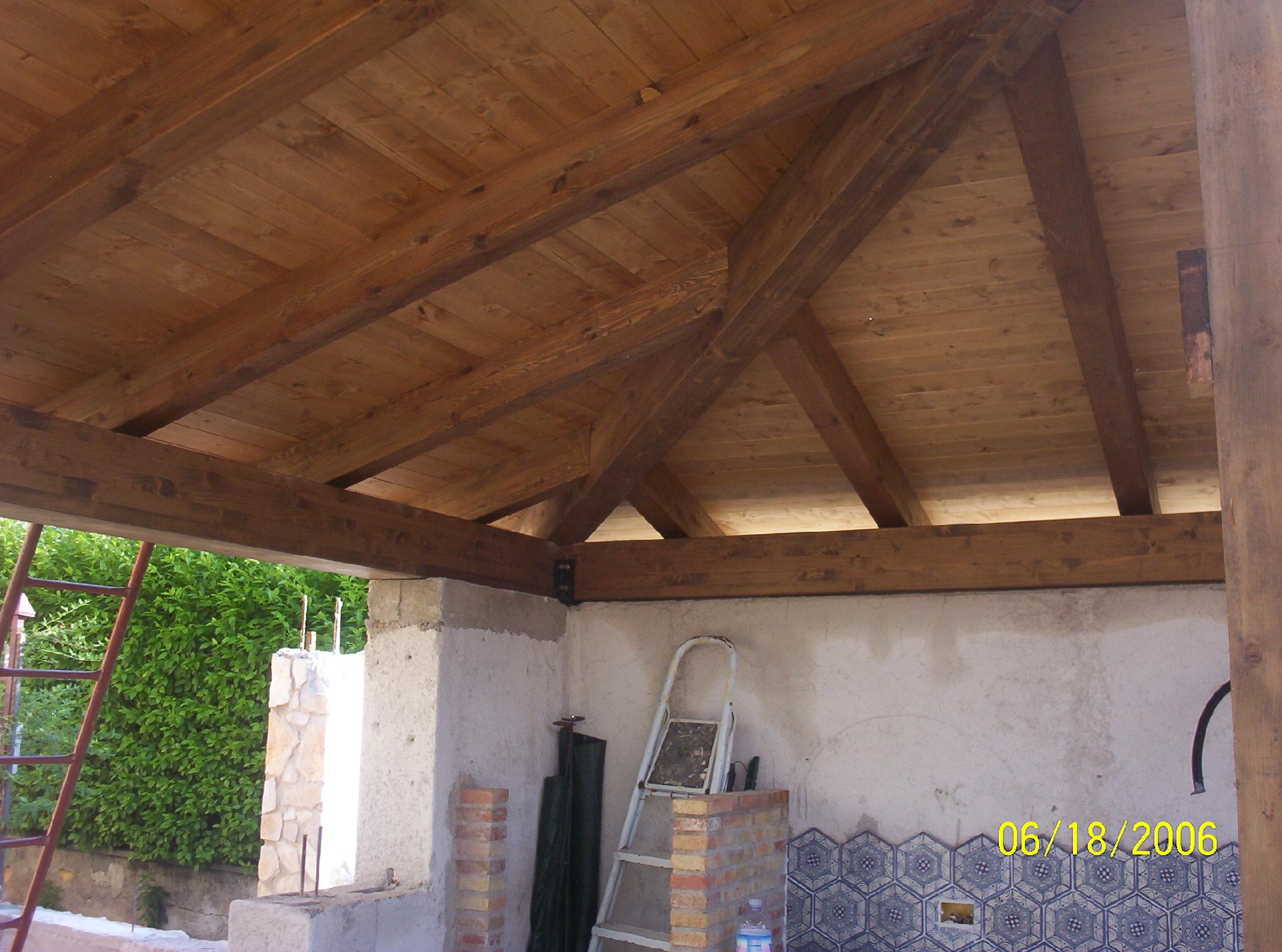 VERANDE CON TRAVI LAMELLARI CORSO LEGNAMI SRL TRAVI LAMELLARI