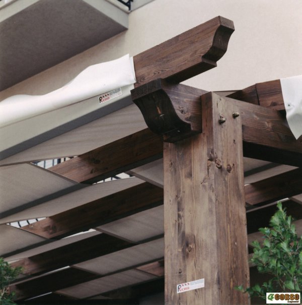 PERGOLATI CON TRAVI LAMELLARI CORSO LEGNAMI SRL STANDARD DA ME 1X2