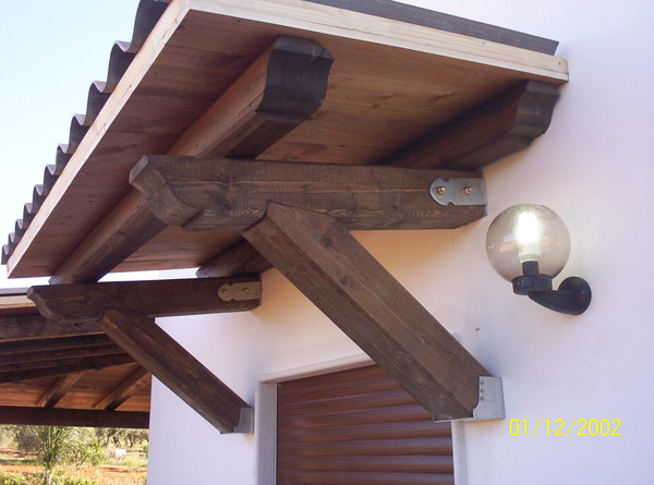 PENSILINE IN LEGNO CON TRAVI MASSELLO CORSO LEGNAMI SRL MASSELLO