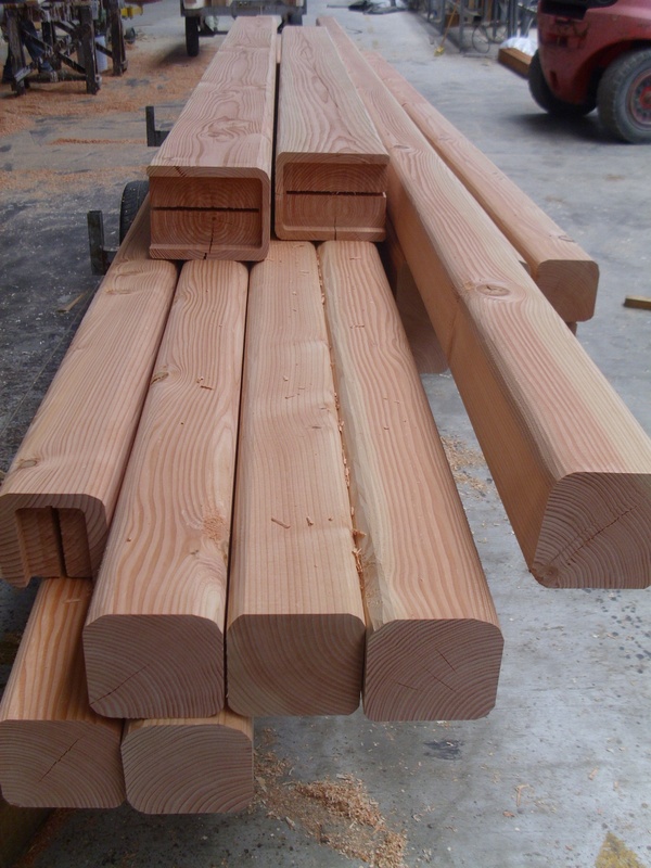 TRAVATURE SPIGOLATE IN LEGNO MASSELLO DI DUGLASIA CERTIFICATI