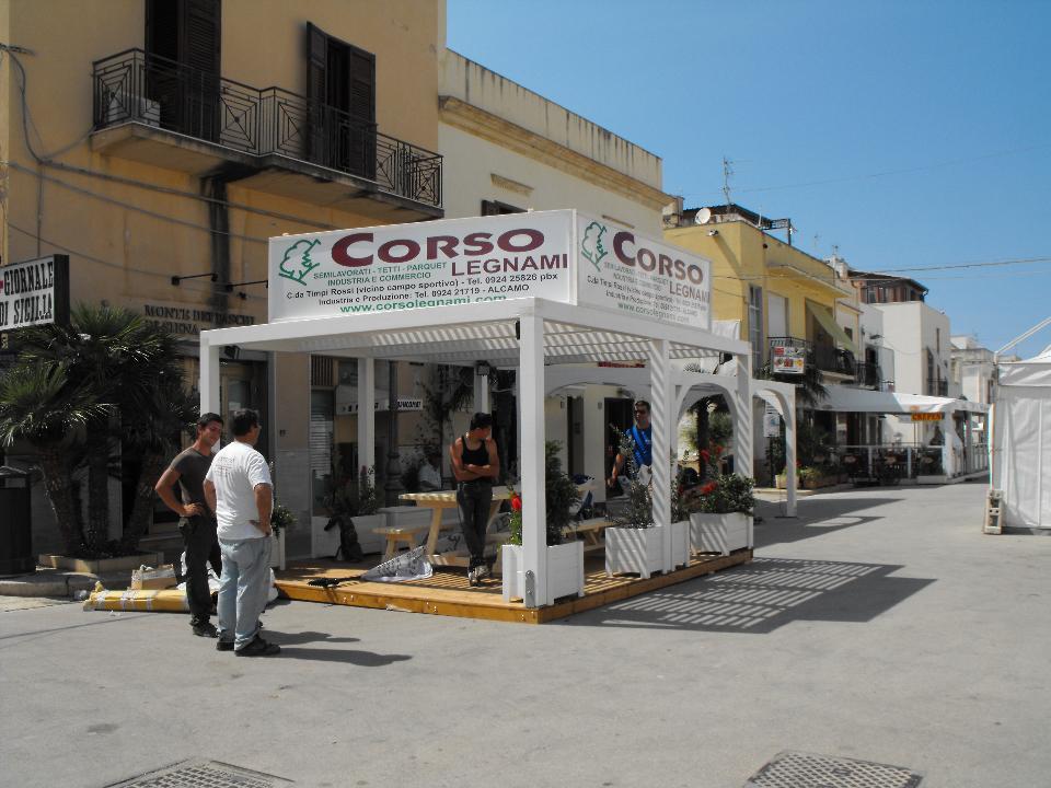 PORTICATO IN LEGNO LAMELLARE CORSO LEGNAMI SRL STANDARD