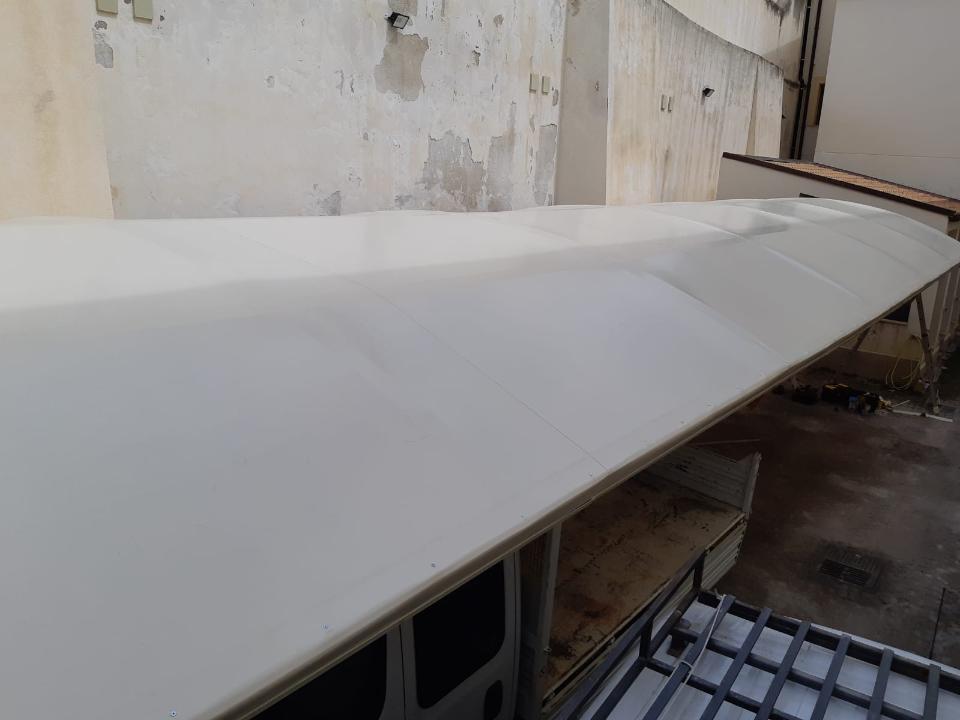 PERGOLATO CON TRAVI LAMELLARI CURVI CORSO LEGNAMI SRL PERGOLATO
