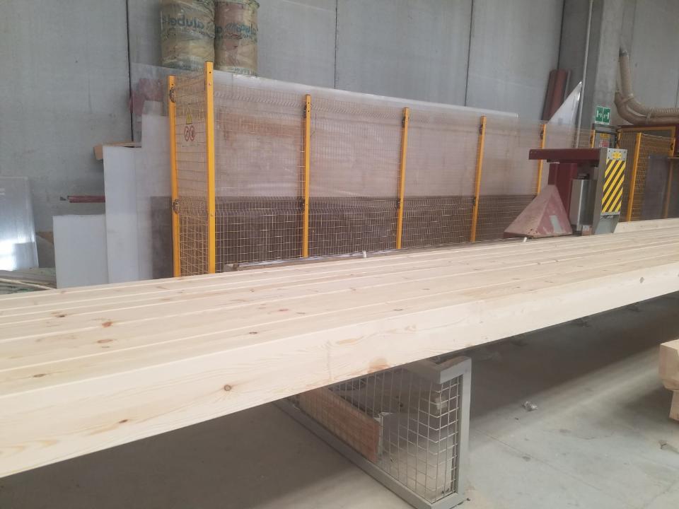 TRAVI IN LAMELLARE DI PINO CERTIFICATI CE CORSO LEGNAMI SRL LAMELLARE