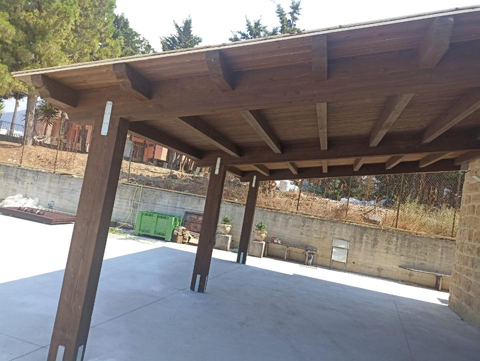 VERANDE CON TRAVI LAMELLARI CORSO LEGNAMI SRL TRAVI LAMELLARI