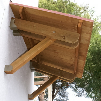PENSILINE IN LEGNO CON TRAVI LAMELLARI CORSO LEGNAMI SRL VERANDA