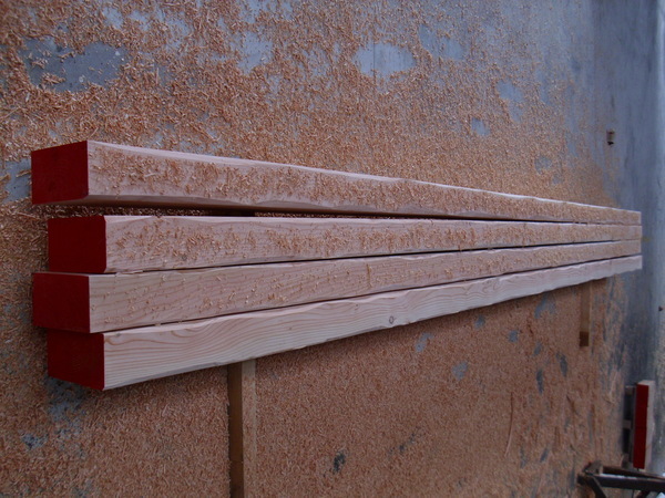 TRAVATURE SPIGOLATE IN LEGNO MASSELLO DI DUGLASIA CERTIFICATI