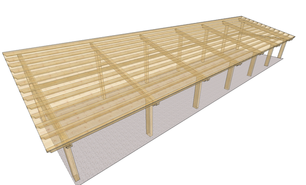 STRUTTURE IN LEGNO PER IMPIANTI FOTOVOLTAICO CORSO LEGNAMI SRL .