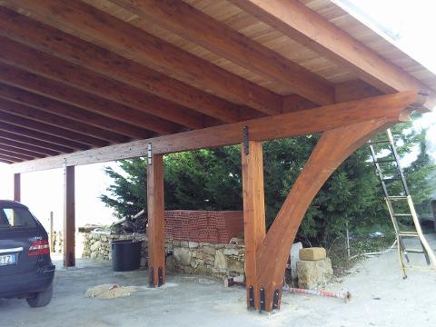 VERANDE CON TRAVI LAMELLARI CORSO LEGNAMI SRL TRAVI LAMELLARI