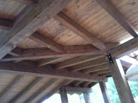 VERANDE CON TRAVI LAMELLARI  CORSO LEGNAMI SRL TRAVI LAMELLARI