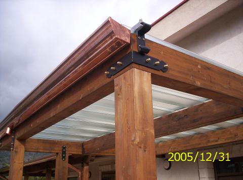 VERANDE CON TRAVI LAMELLARI CORSO LEGNAMI SRL TRAVI LAMELLARI