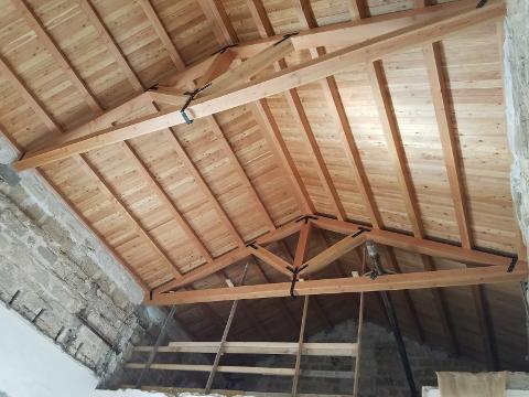 TRAVATURE SPIGOLATE IN LEGNO MASSELLO DI DUGLASIA CERTIFICATI