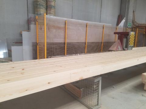 TRAVI IN LAMELLARE DI PINO CERTIFICATI CE CORSO LEGNAMI SRL LAMELLARE