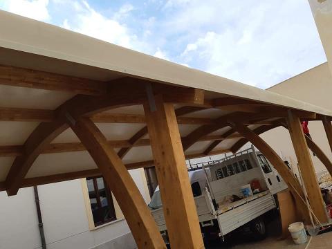 TRAVI IN LAMELLARI CURVE,BOOMERANG,AD ARCHI. CORSO LEGNAMI SRL TRAVI CURVE