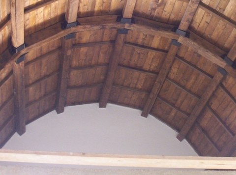 TETTI CON TRAVI ABETE  MASSELLO,UT,UF,SPIGOLATO CORSO LEGNAMI SRL MASSELLO