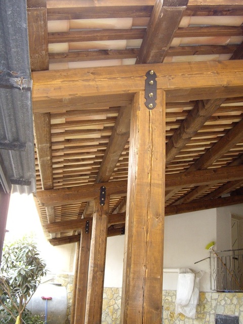 STRUTTURA CON TRAVI MASSELLO USO FIUME CERTIFICATI DIN 40/74 CORSO LEGNAMI SRL MASSELLO