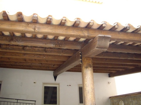 STRUTTURA CON TRAVI MASSELLO USO FIUME CERTIFICATI DIN 40/74 CORSO LEGNAMI SRL MASSELLO