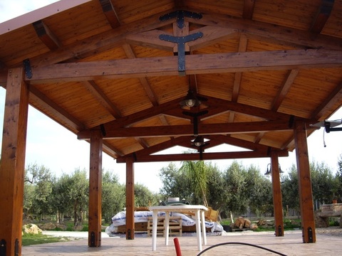 COPERTURE CON TRAVI LAMELLARI CORSO LEGNAMI SRL LAMELLARE