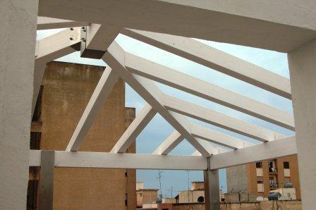 TETTI IN LEGNO IMPREGNATO BIANCO CORSO LEGNAMI SRL LAMELLARE