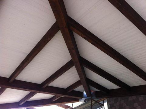TETTI IN LEGNO IMPREGNATO BIANCO CORSO LEGNAMI SRL LAMELLARE