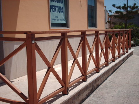 RINGHIERE IN LEGNO PER ESTERNO CORSO LEGNAMI SRL RINGHIERE