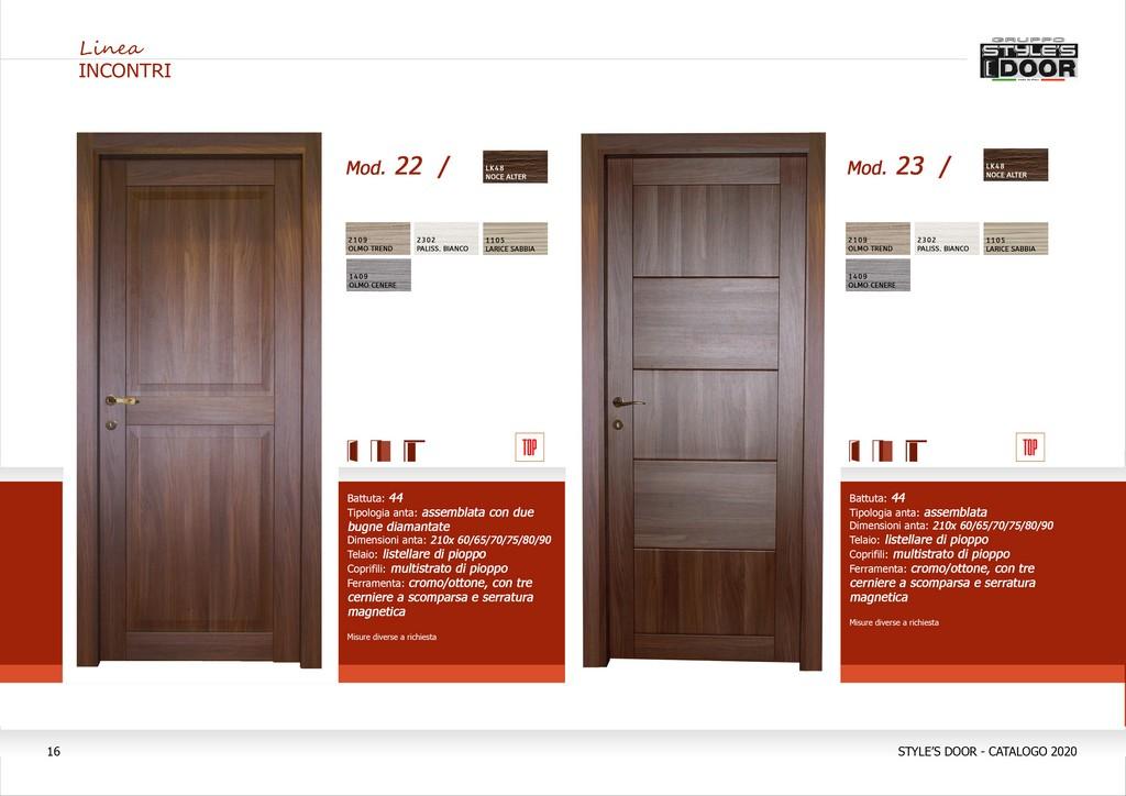 Porte interne in laminato Style's Door
