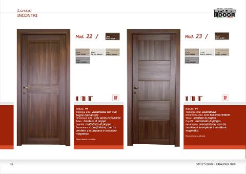 Porte interne in laminato Style's Door