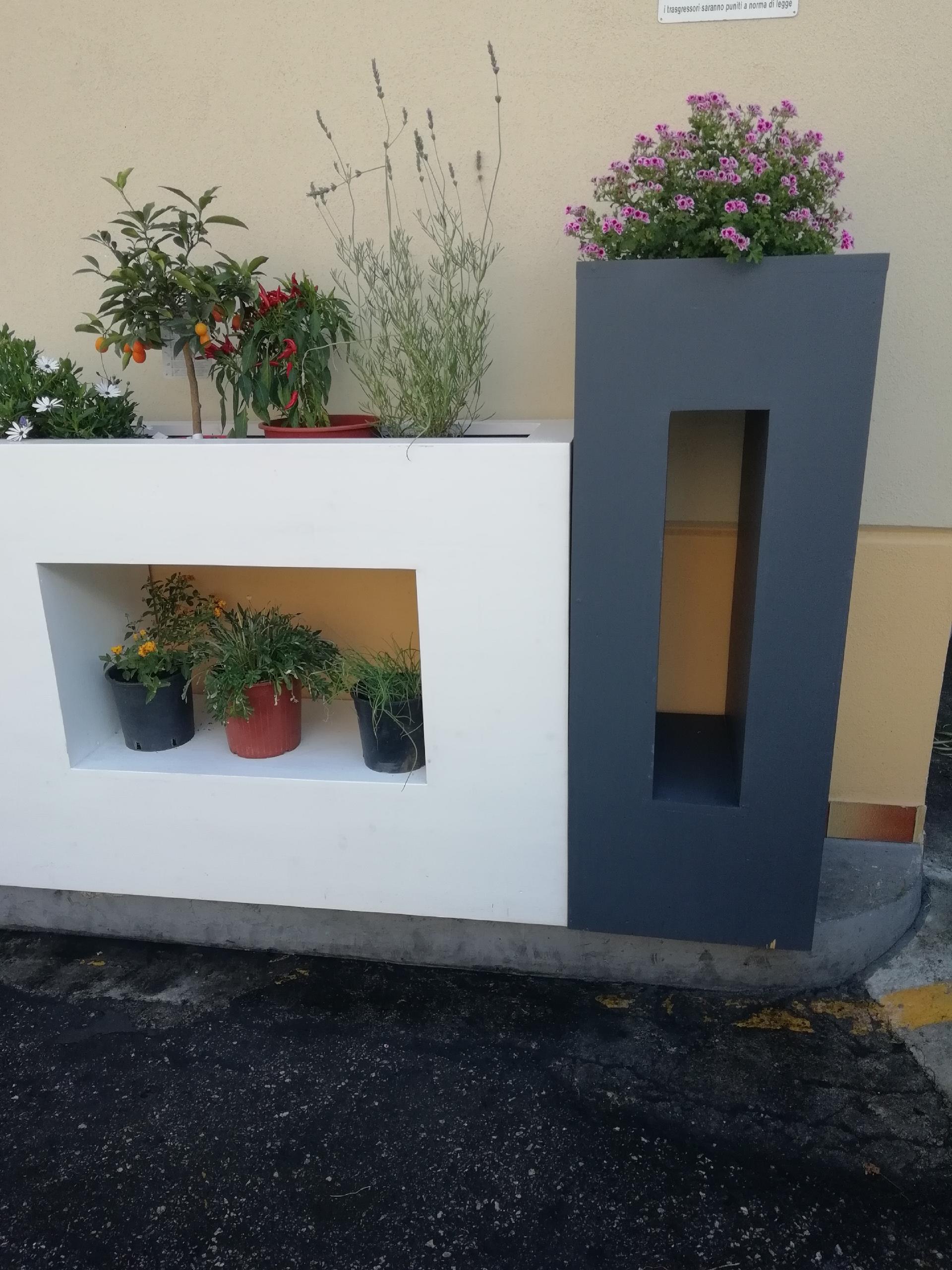 Fioriere in legno lamellare gagliano legnami bagheria (palermo) Fioriere interne design
