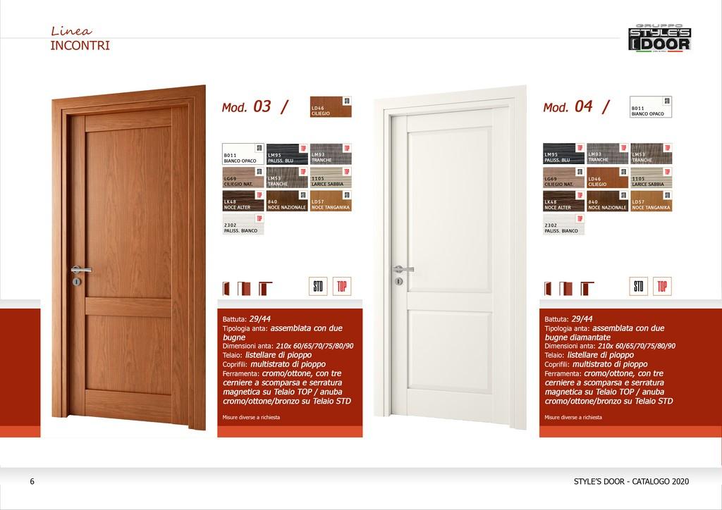 Porte interne in laminato Linea Incontri