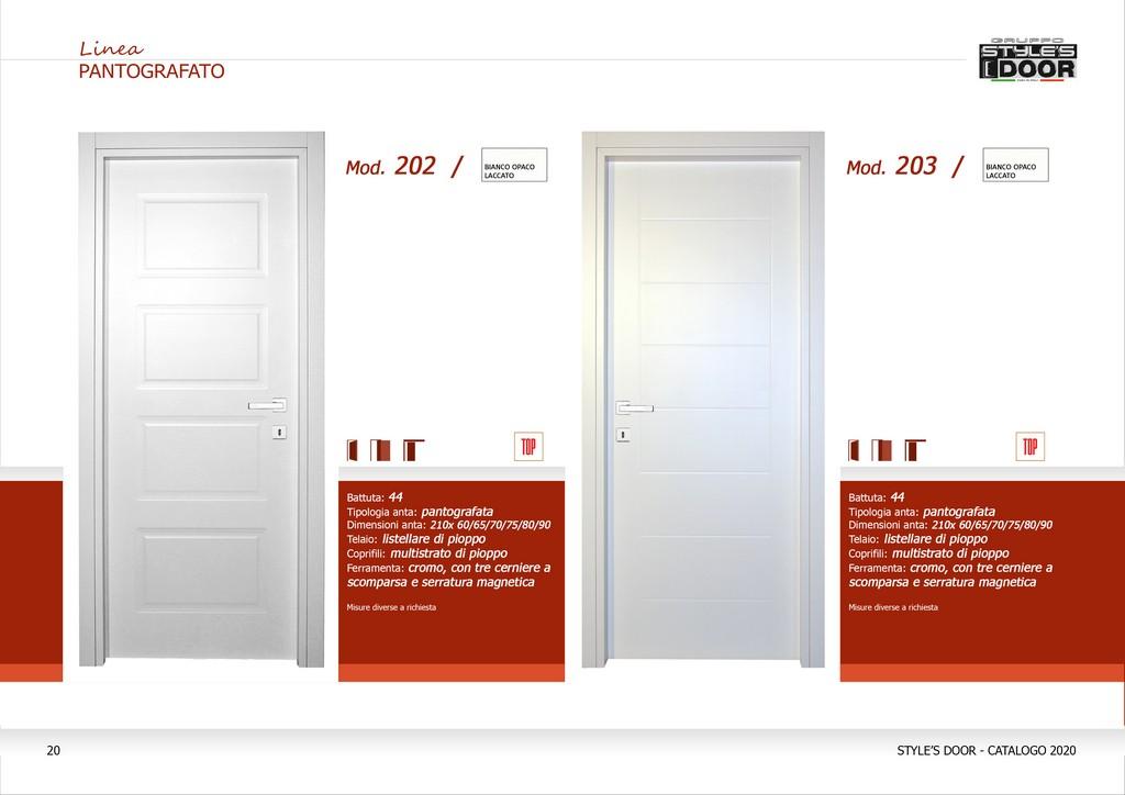 Porte interne in laminato Linea Pantografato