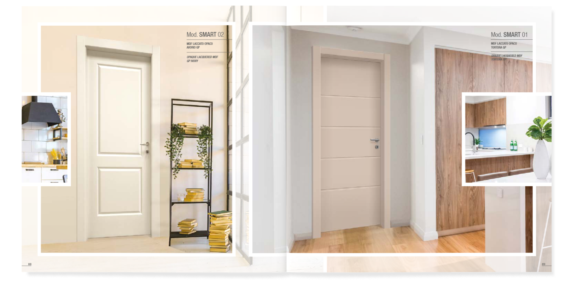 Porte da interno laccate classiche e moderne GP Porte