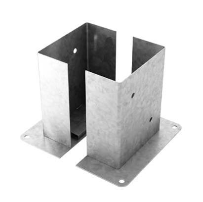 Coppia porta pilastro retto 160x280 sp. 3 mm