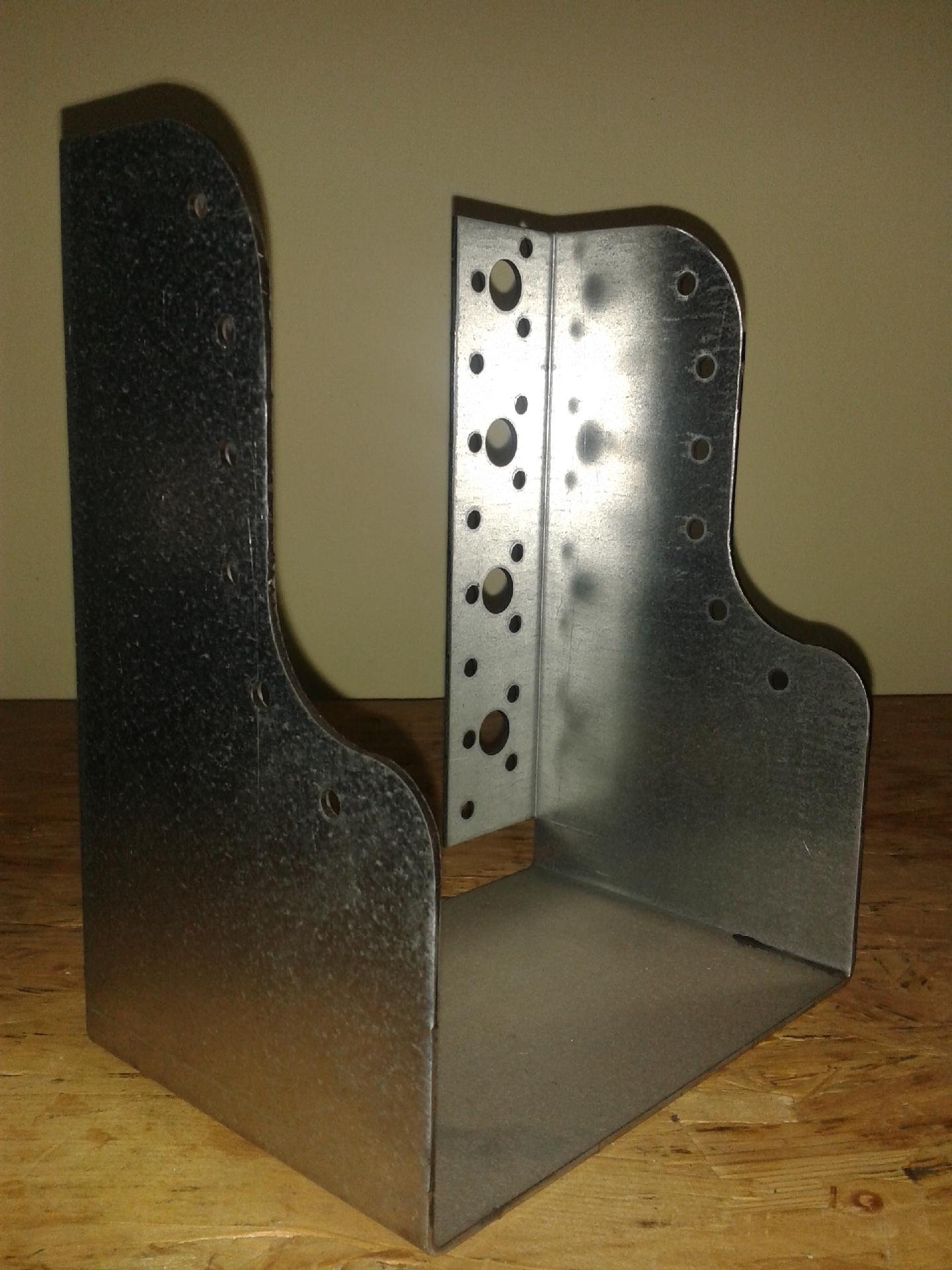 Scarpa ancoraggio travi sagomata 160x200 spessore 3 mm