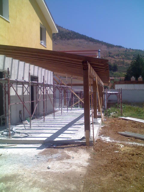 Verande in legno lamellare Gagliano Legnami