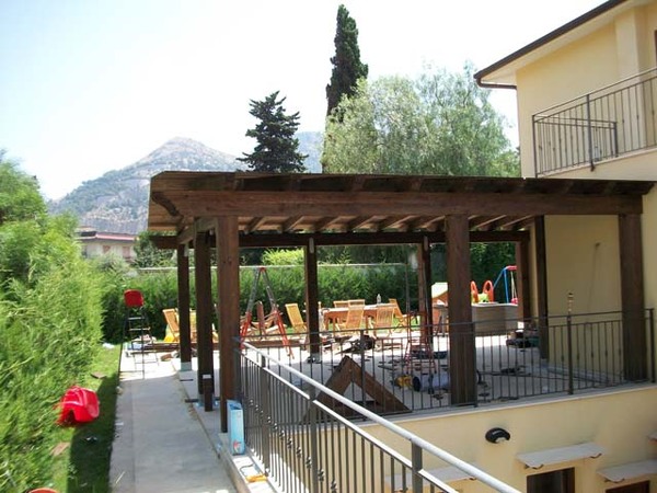 Verande in legno lamellare Gagliano Legnami