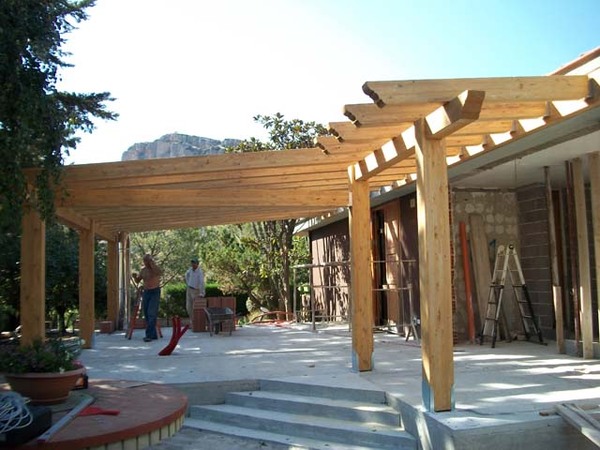 Verande in legno lamellare Gagliano Legnami
