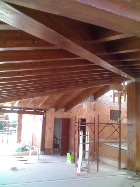 Coperture in legno lamellare Gagliano Legnami