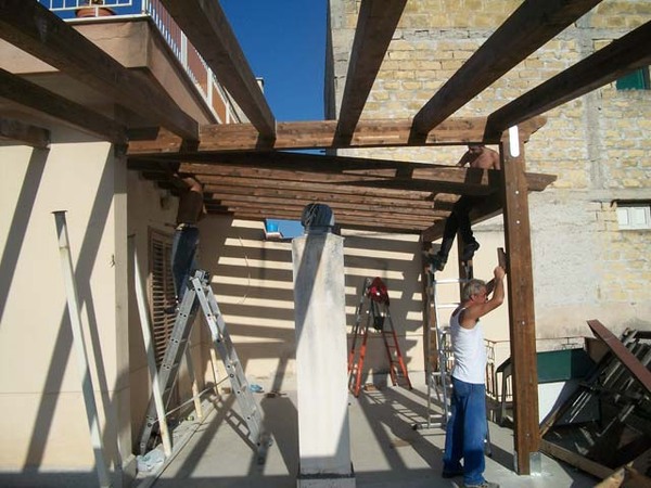 Coperture in legno lamellare Gagliano Legnami