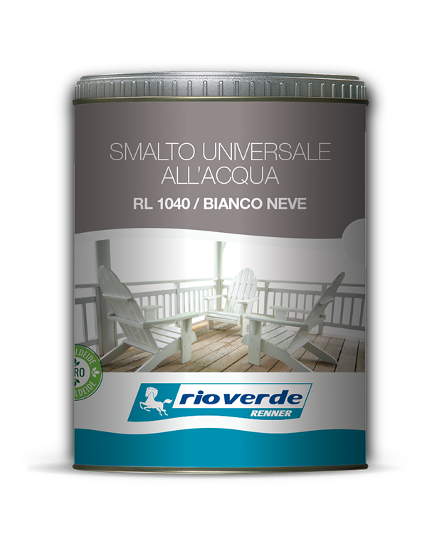 Smalto universale all'acqua Rio Verde RL 1040