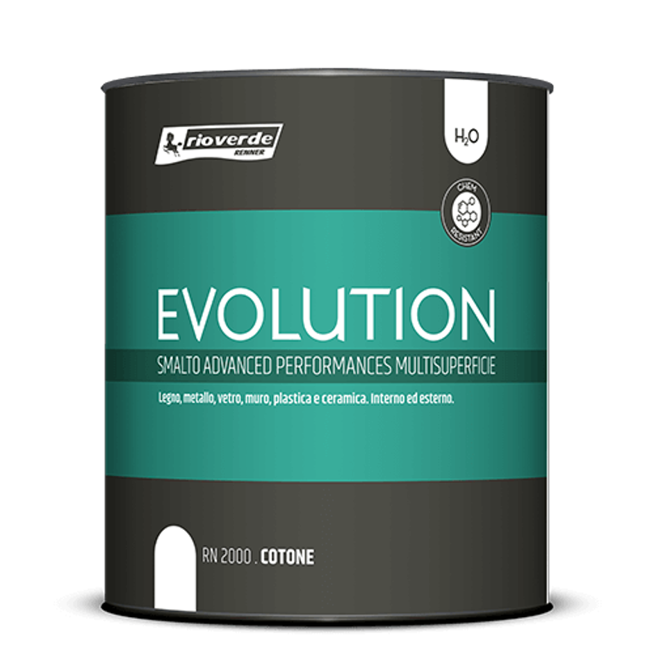 Smalto all'acqua per tutte le superfici Rio Verde Evolution RN 20xx