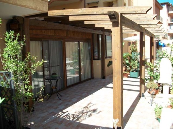 Pergolati in legno lamellare Gagliano Legnami