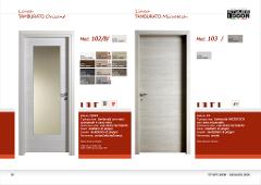 Porte interne in laminato  Linea Tamburato Orizont - Microtech