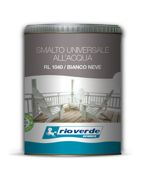 Smalto universale all'acqua Rio Verde RL 1040